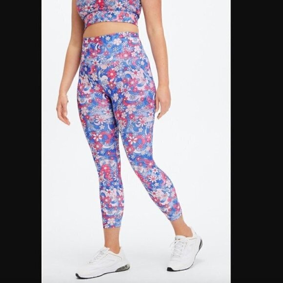 Fabletics PureLuxe Harlyn Sports Bra & Leggings Set S High-Waist Activewear - Picture 4 of 13